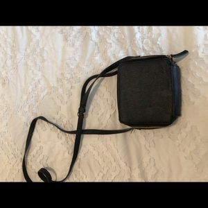 Small black leather purse!!